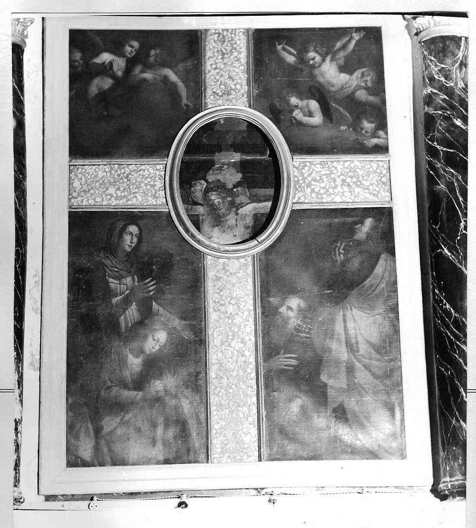 Cristo crocifisso (dipinto, elemento d'insieme) - ambito toscano (sec. XV)
