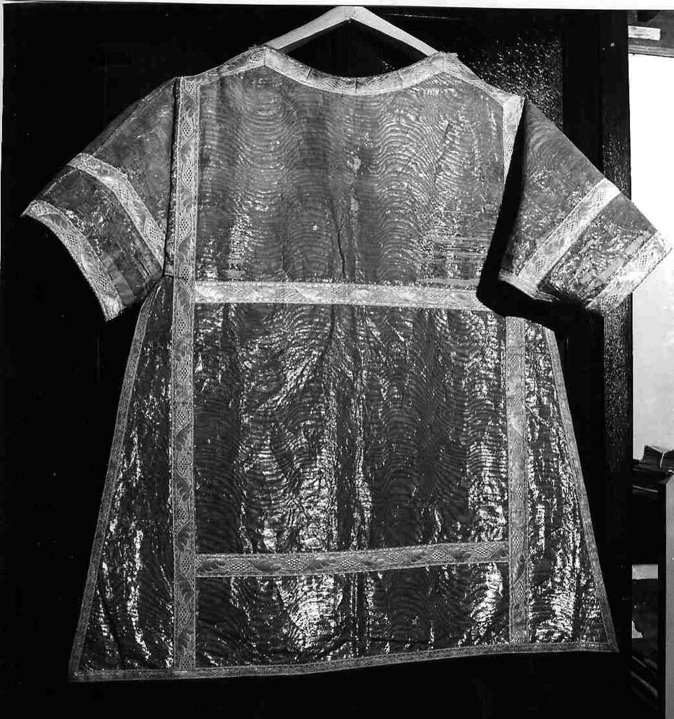 paramento liturgico - in terzo, insieme - manifattura ligure (sec. XVIII)