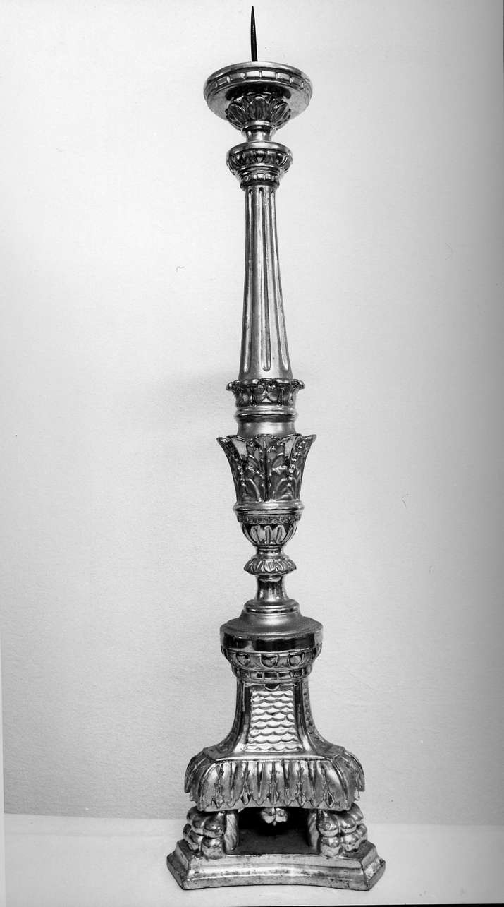 motivi decorativi vegetali (candeliere, coppia) - bottega ligure (prima metà sec. XIX)