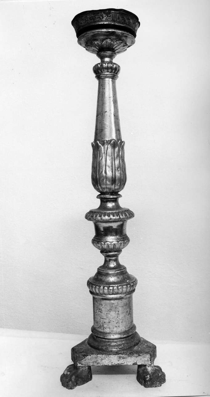 motivi decorativi vegetali (candeliere, coppia) - bottega ligure (prima metà sec. XIX)