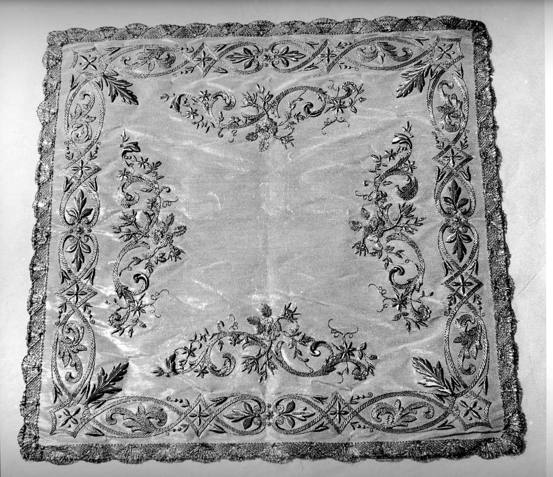 motivi decorativi floreali (velo di calice, elemento d'insieme) - bottega ligure (fine/inizio secc. XIX/ XX)