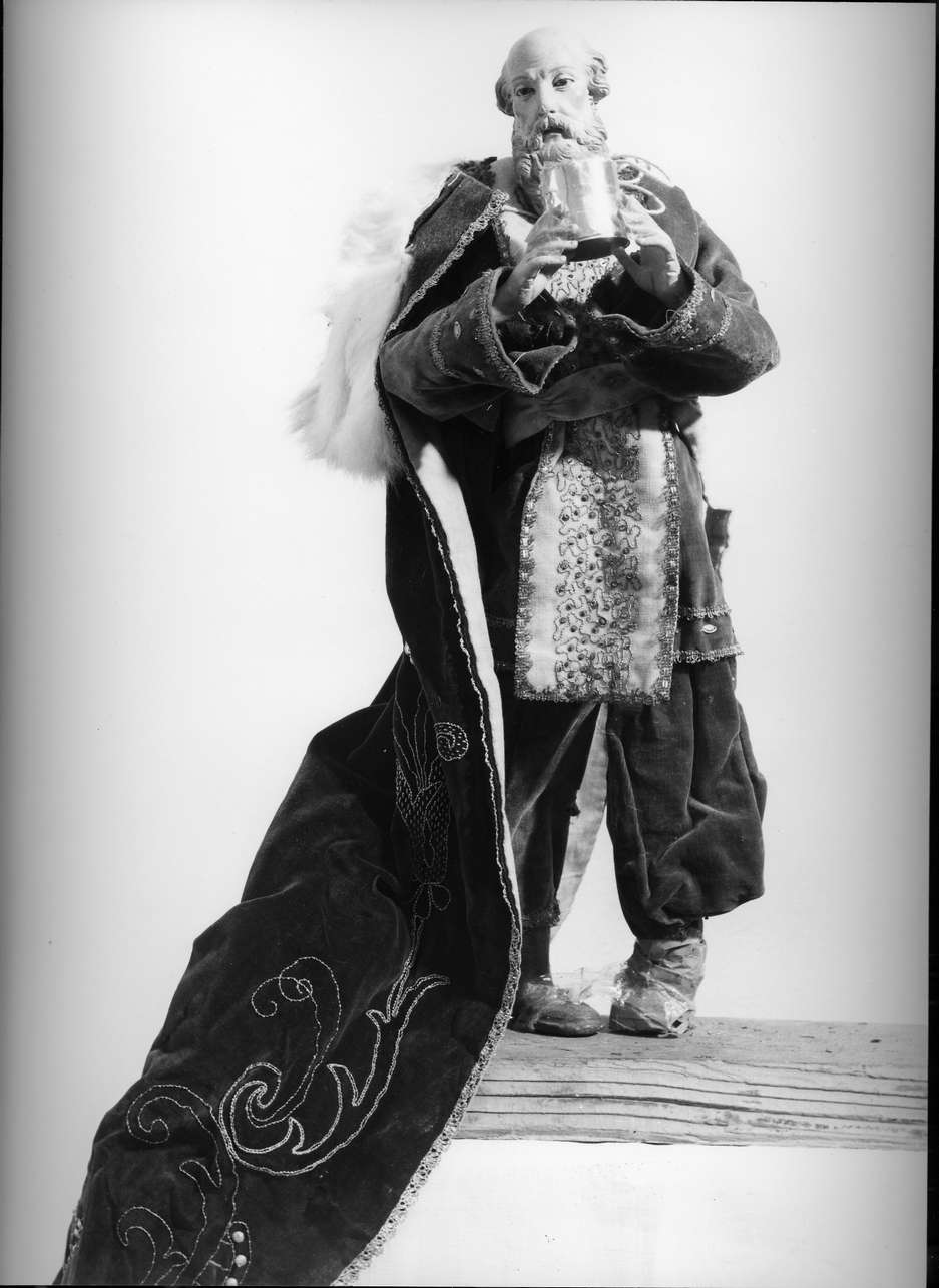 Re Magi (presepio, elemento d'insieme) - bottega ligure (seconda metà sec. XIX)