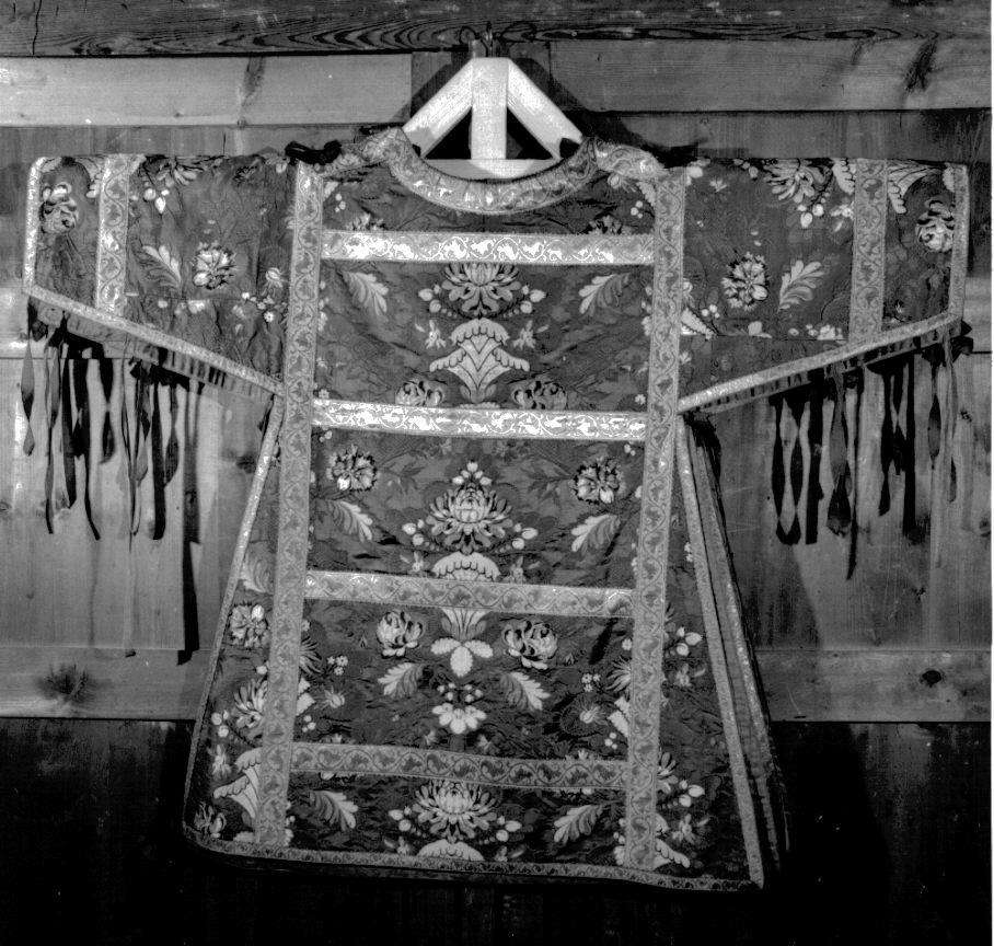 dalmatica, pendant - manifattura ligure (sec. XVIII)