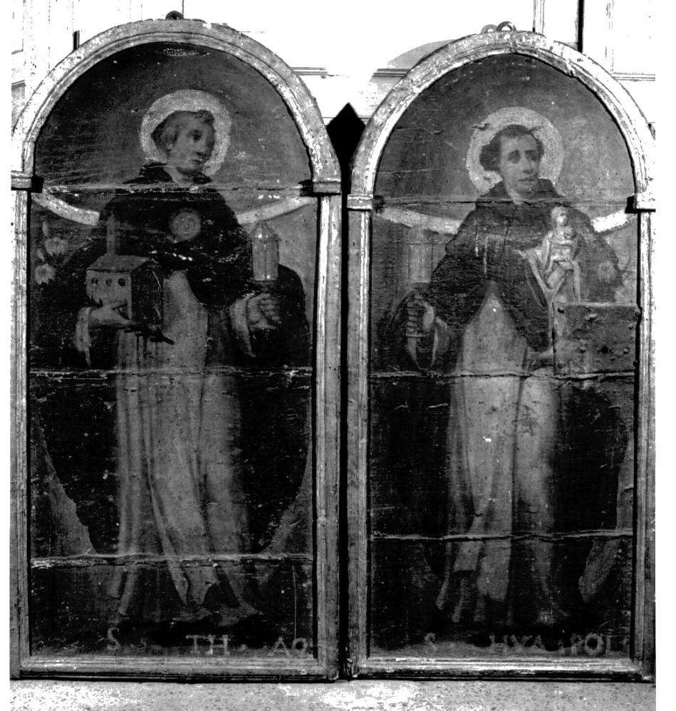 San Tommaso d'Aquino (dipinto, pendant) - ambito ligure (secc. XVI/ XVIII)