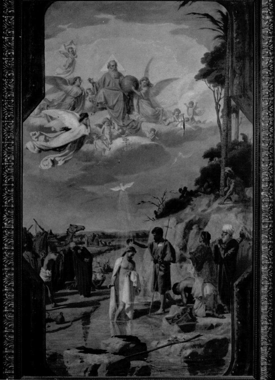 battesimo di Cristo (dipinto, opera isolata) di De Maestri Lazzaro (fine sec. XIX)