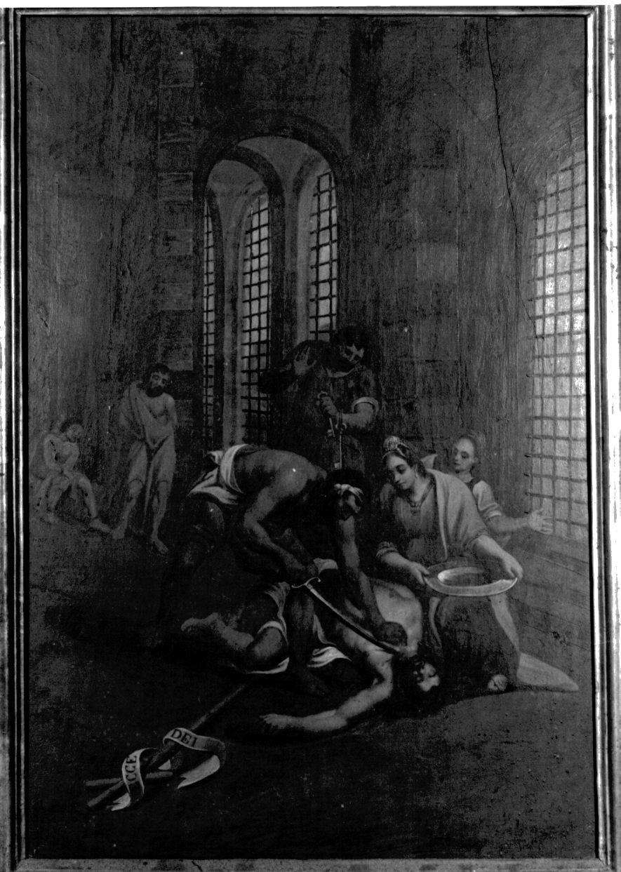 decapitazione di San Giovanni Battista (dipinto, opera isolata) - ambito ligure (prima metà sec. XIX)