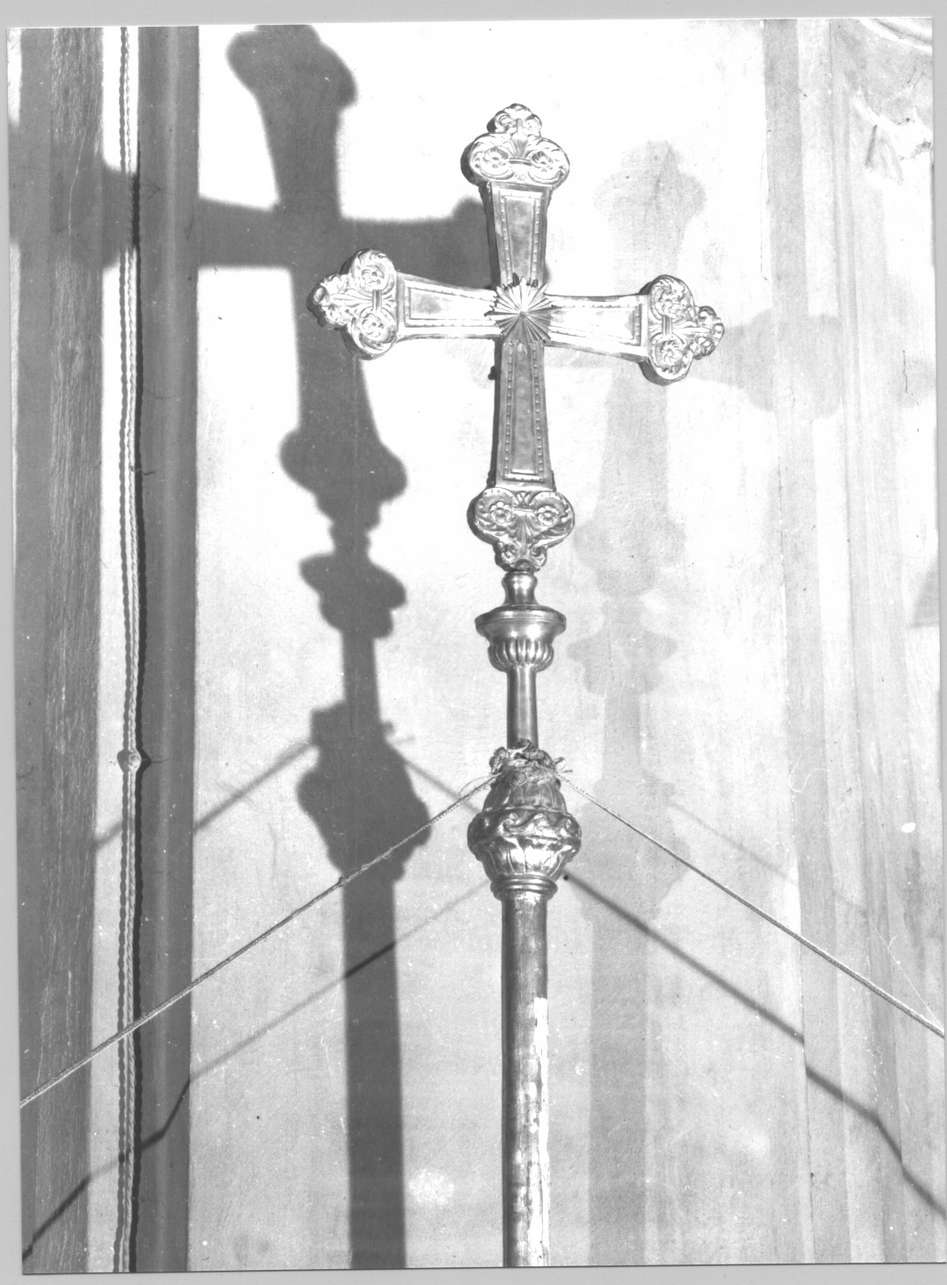 Cristo (croce processionale, opera isolata) - bottega ligure (sec. XIX)