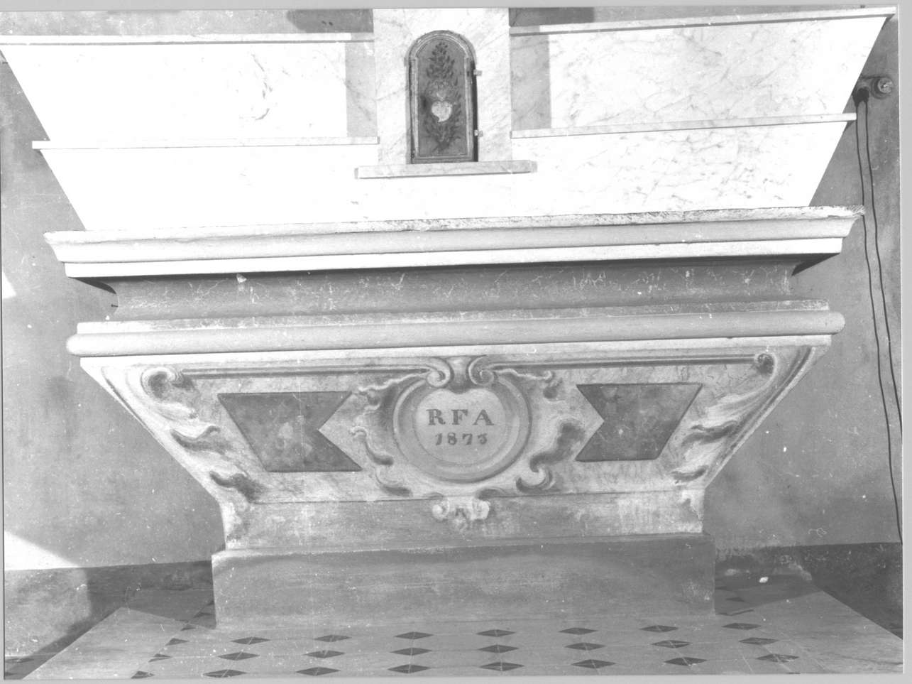 altare, opera isolata - bottega ligure (sec. XIX)