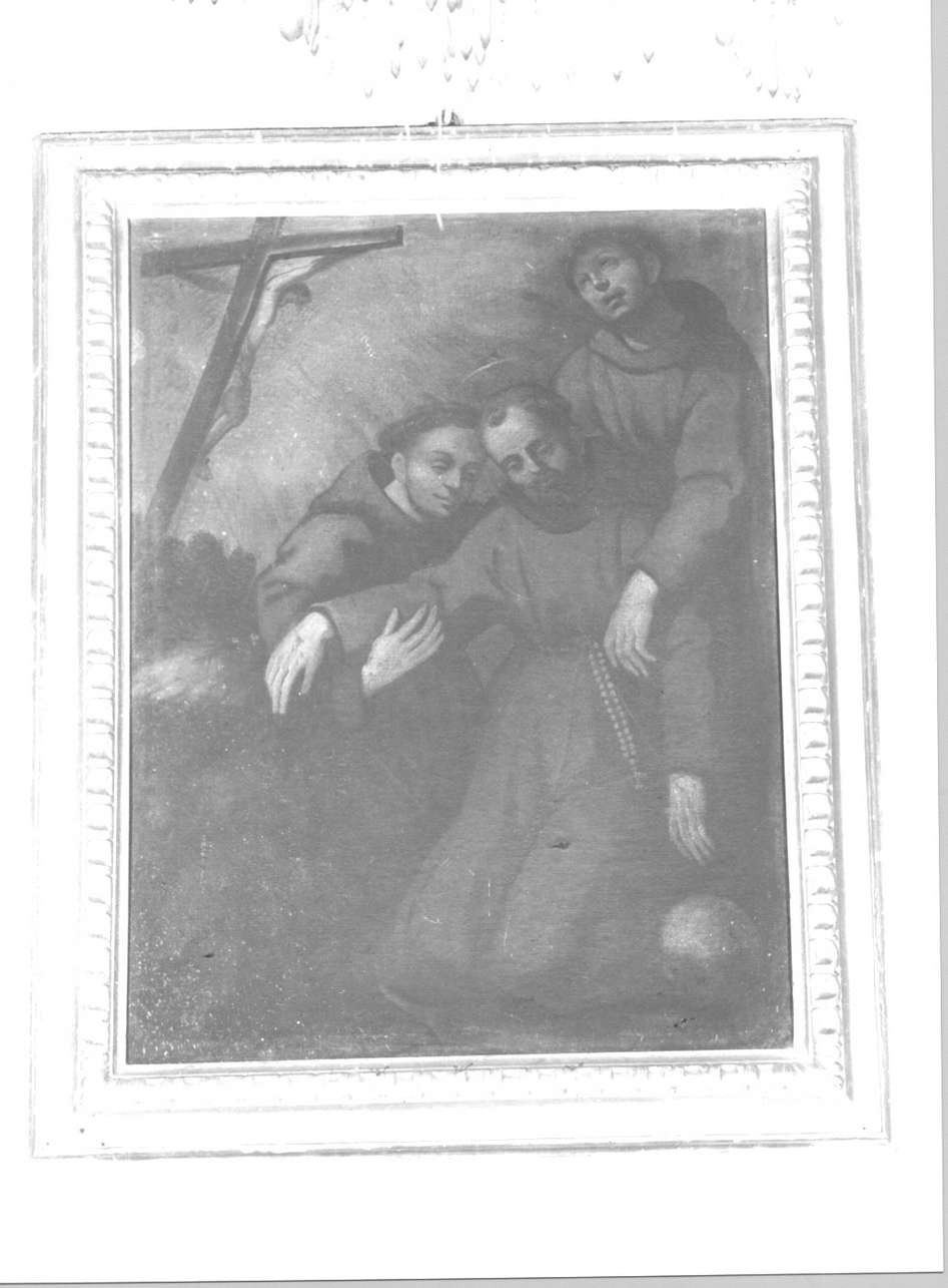 San Francesco d'Assisi riceve le stimmate (dipinto, opera isolata) - ambito ligure (secc. XVII/ XVIII)