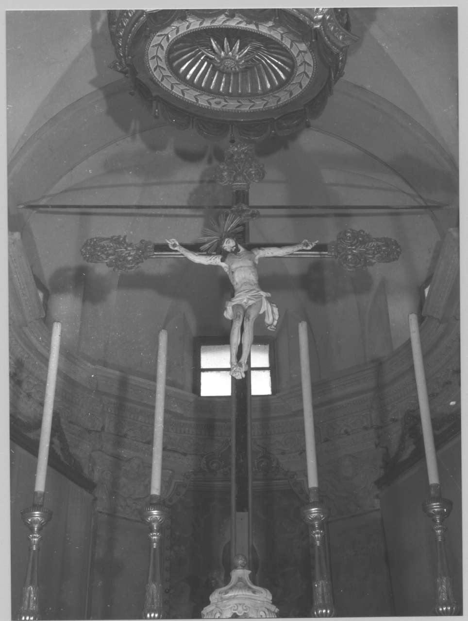 motivi decorativi vegetali (croce, elemento d'insieme) - bottega ligure (sec. XVIII)