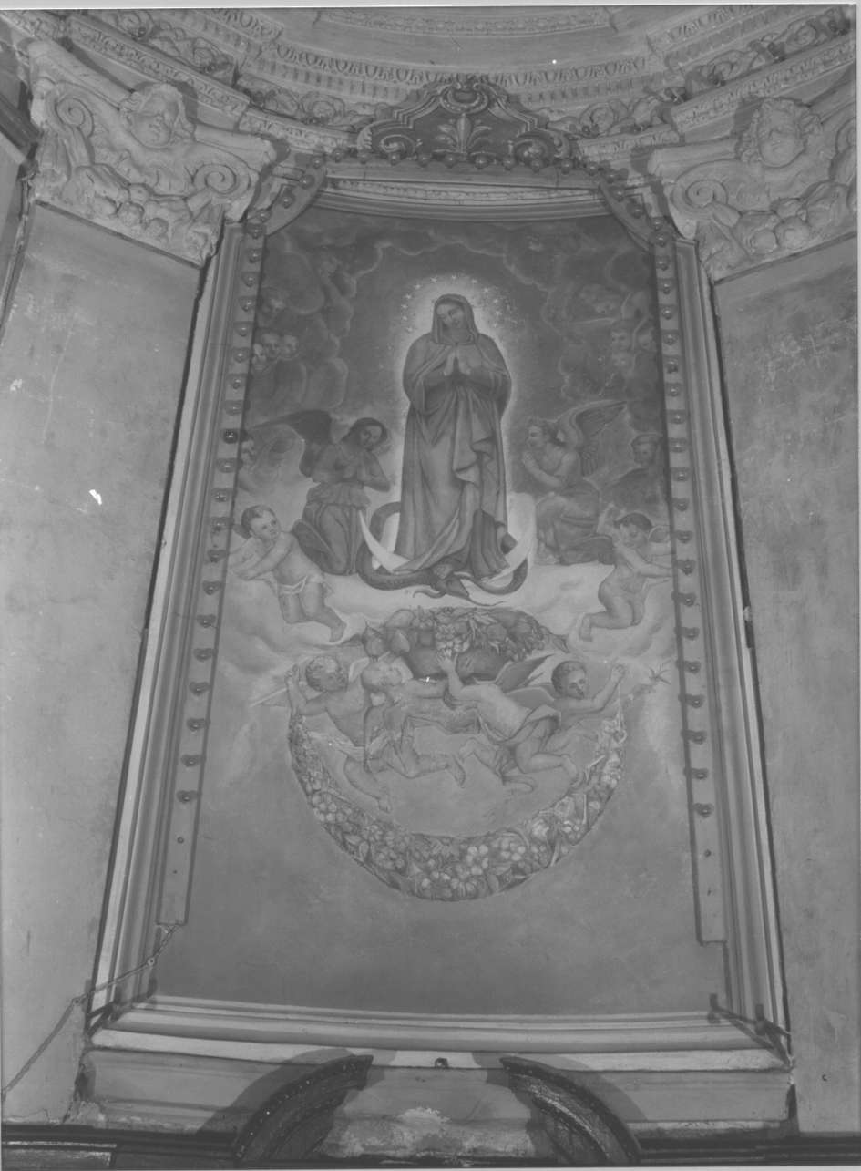 Immacolata Concezione (dipinto, opera isolata) - ambito ligure (ultimo quarto sec. XIX)