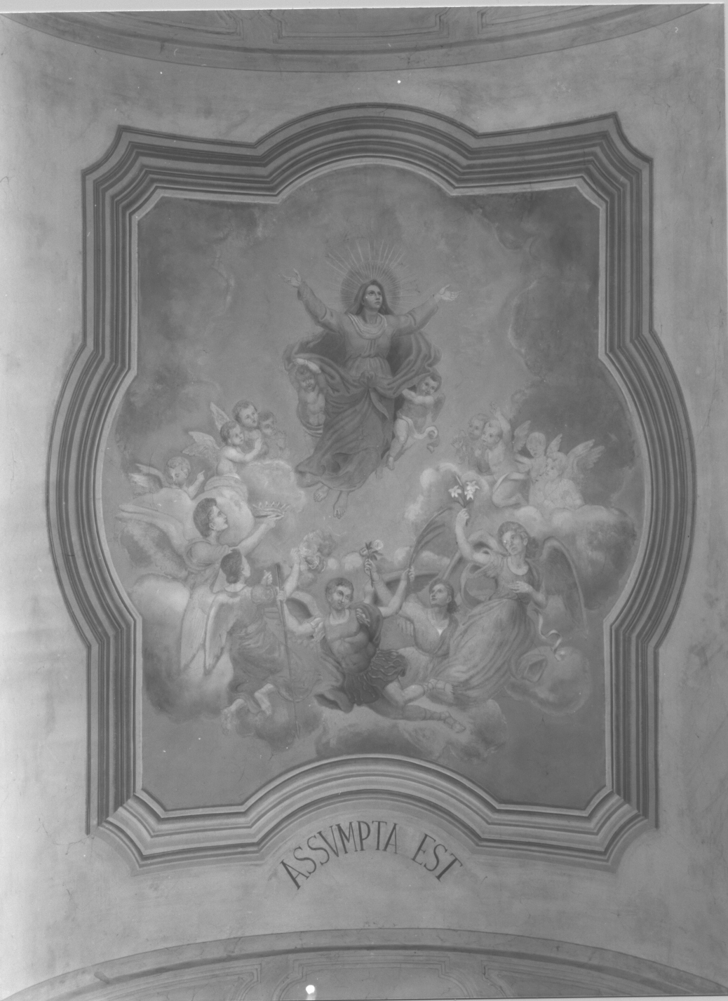 Madonna Assunta (dipinto, opera isolata) - ambito italiano (seconda metà sec. XIX)