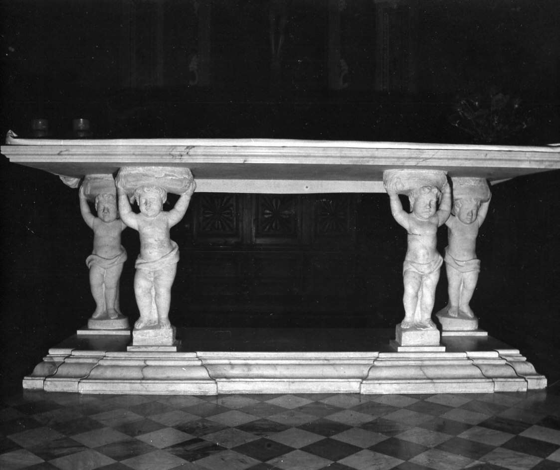 altare maggiore, opera isolata - bottega ligure (sec. XVIII)