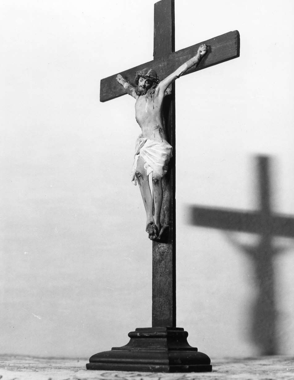 Cristo crocifisso (crocifisso, opera isolata) - bottega italiana (sec. XVIII)