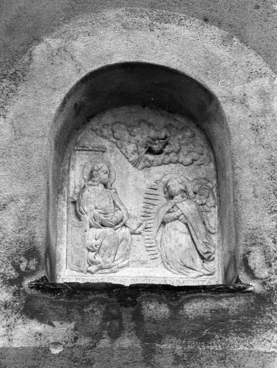 Annunciazione (rilievo, opera isolata) - bottega italiana (sec. XVII)