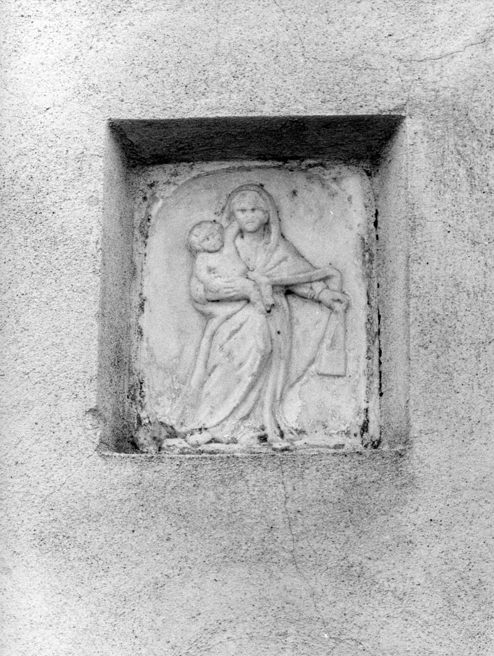 Madonna del Carmelo (rilievo, opera isolata) - ambito italiano (secc. XVIII/ XIX)