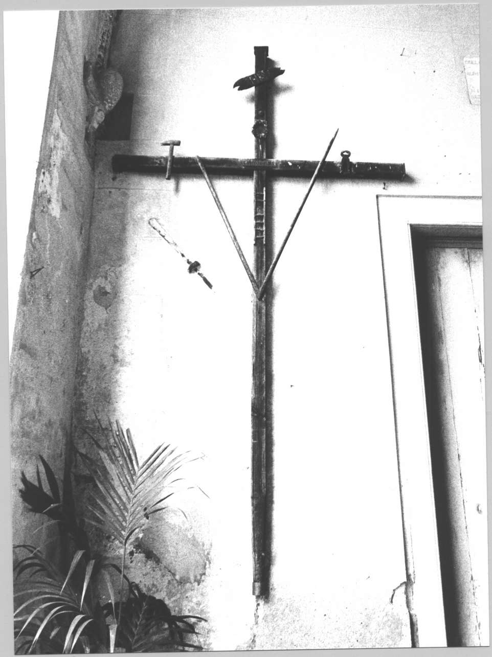 croce della Passione, opera isolata - bottega ligure (sec. XIX)