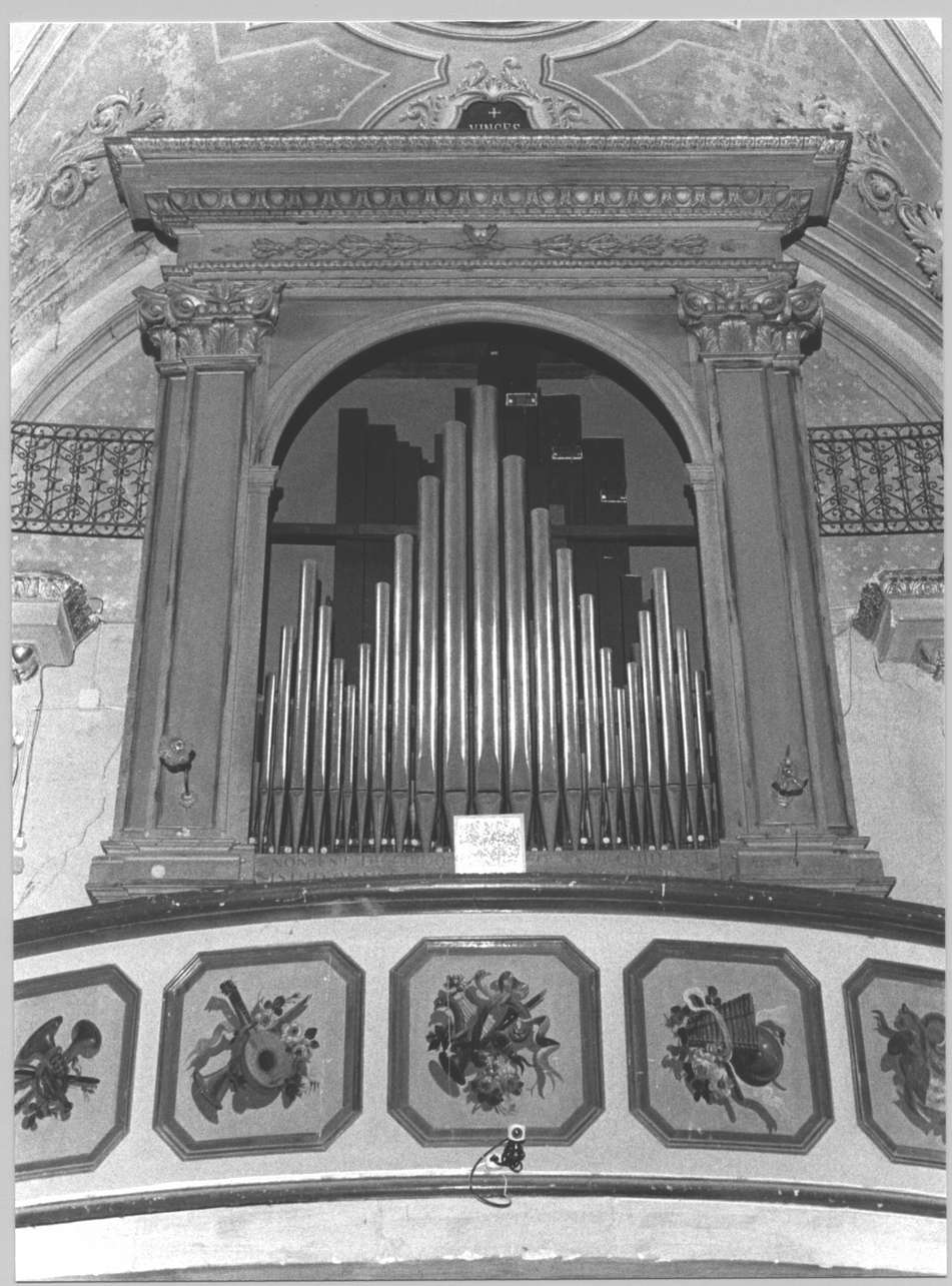 motivi decorativi a festoni/ motivi decorativi vegetali (cassa d'organo, opera isolata) - bottega ligure (sec. XIX)