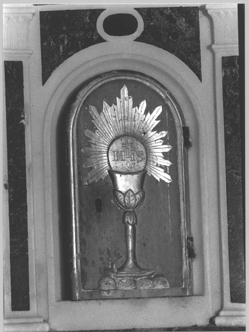 sportello di tabernacolo, elemento d'insieme - bottega ligure (sec. XIX)