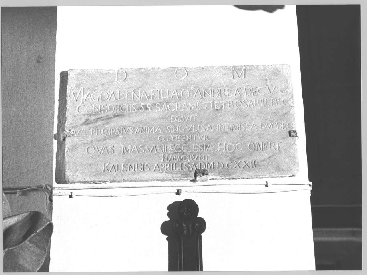 lapide, opera isolata - bottega ligure (sec. XVII)