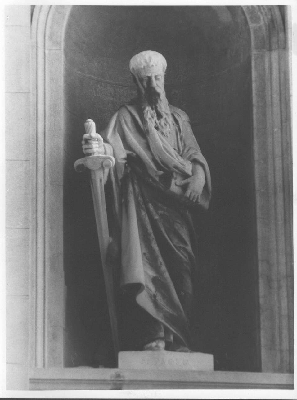 San Paolo (statua, pendant) - bottega italiana (sec. XX)