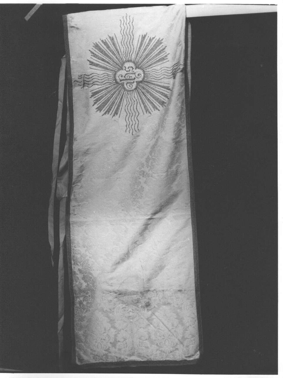 velo omerale, opera isolata - manifattura italiana (prima metà sec. XIX)