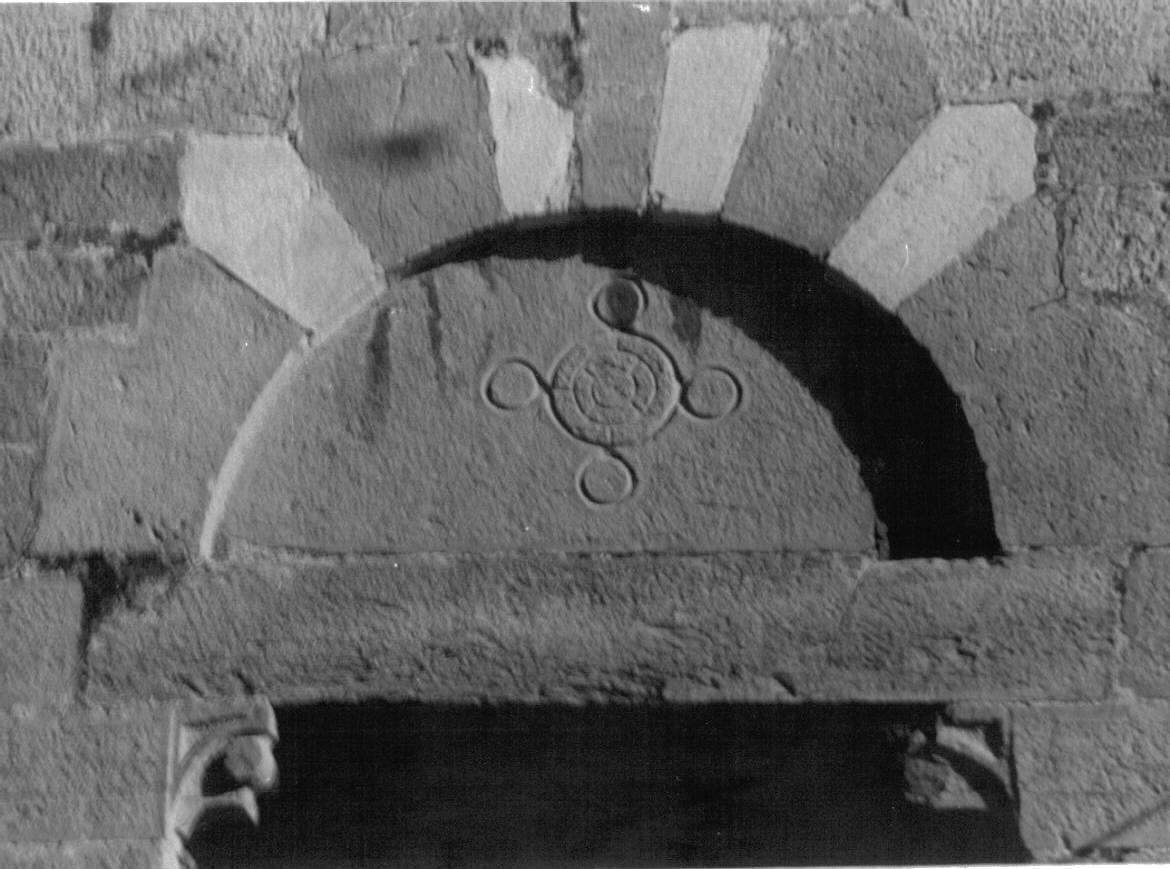 lunetta, elemento d'insieme di Antelami Benedetto (bottega) (metà sec. XIV)