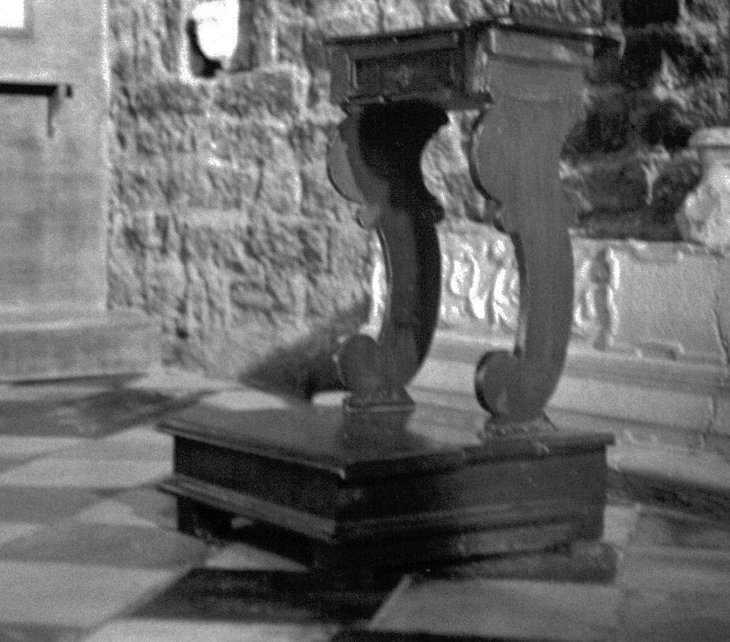 inginocchiatoio, opera isolata - bottega ligure (metà sec. XVIII)