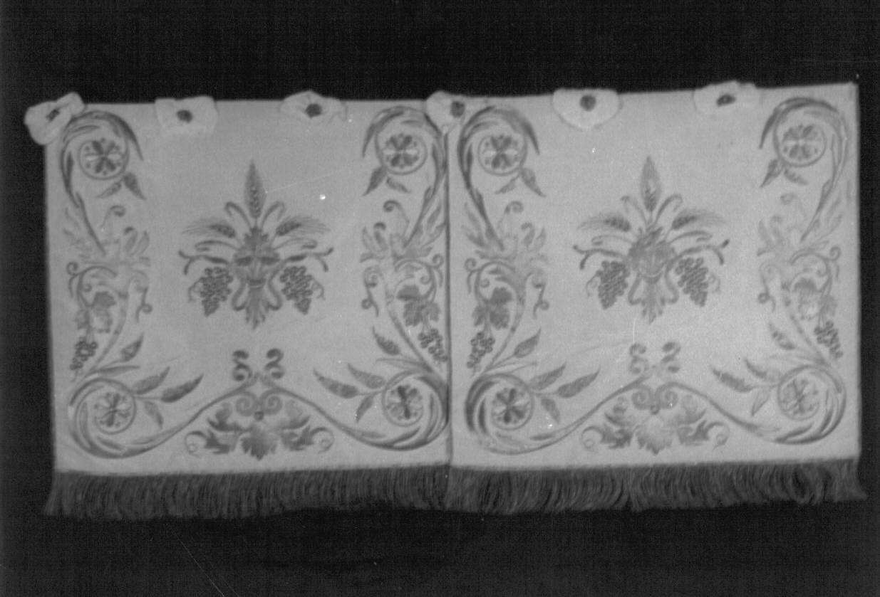 baldacchino processionale, insieme - manifattura ligure (sec. XIX)