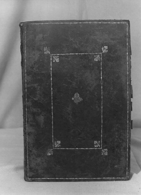 motivi decorativi (coperta di libro) - ambito italiano (primo quarto sec. XVIII)