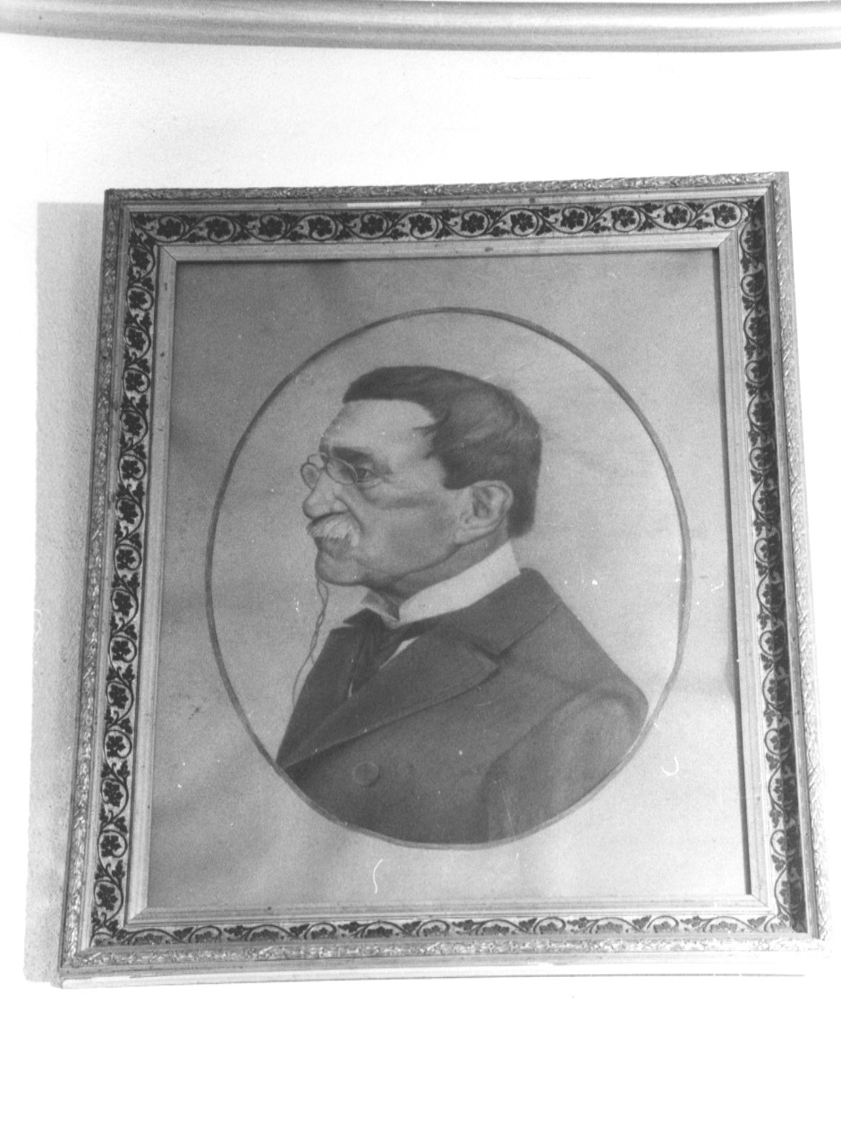 ritratto d'uomo (dipinto, opera isolata) - PRODUZIONE LIGURE (fine sec. XIX)