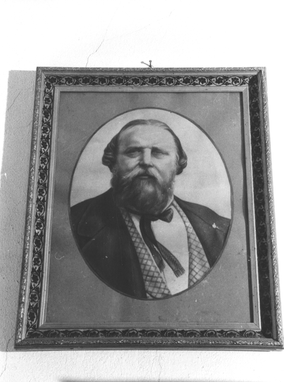 ritratto d'uomo (dipinto, opera isolata) - PRODUZIONE LIGURE (fine sec. XIX)