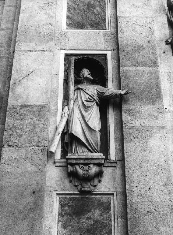 Sant'Andrea (statua, coppia) di Ramognino Michele (sec. XIX)