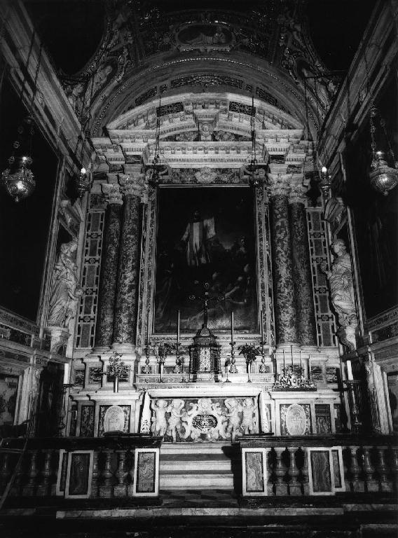 altare, elemento d'insieme - ambito genovese, ambito lombardo (secondo quarto sec. XVII)