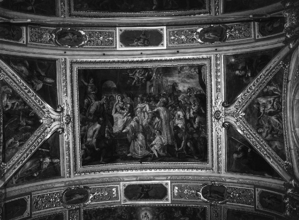 adorazione dei Re Magi (dipinto, ciclo) di Carlone Giovanni detto Genovese (sec. XVII)