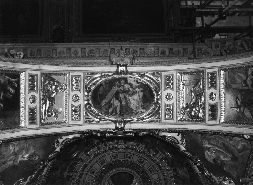 visitazione (decorazione plastico-architettonica, complesso decorativo) - ambito lombardo (secondo quarto sec. XVII)