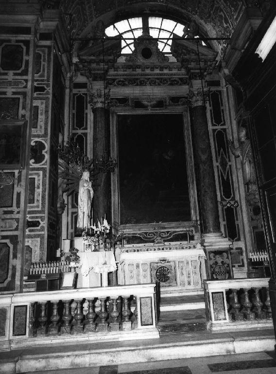 altare, elemento d'insieme - ambito genovese, ambito lombardo (primo quarto sec. XVII)