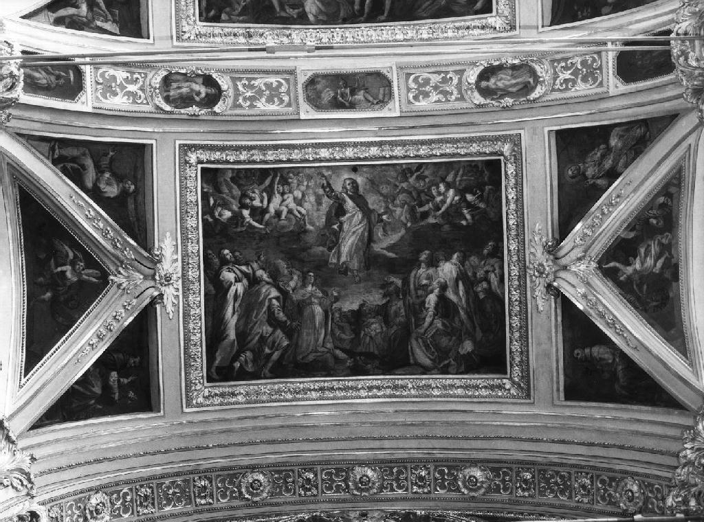 ascensione di Cristo (dipinto, ciclo) di Carlone Giovanni detto Genovese (sec. XVII)