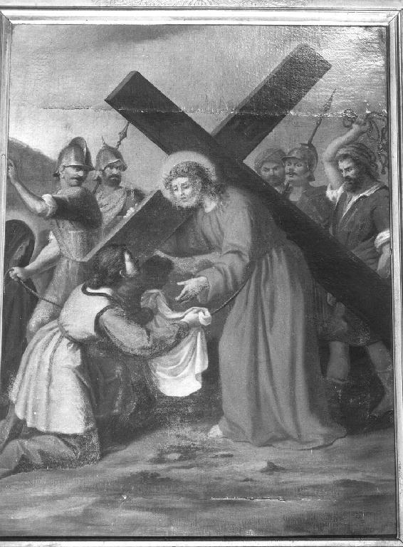 Cristo incontra la Veronica (dipinto, ciclo) di Rocca Maria (sec. XIX)