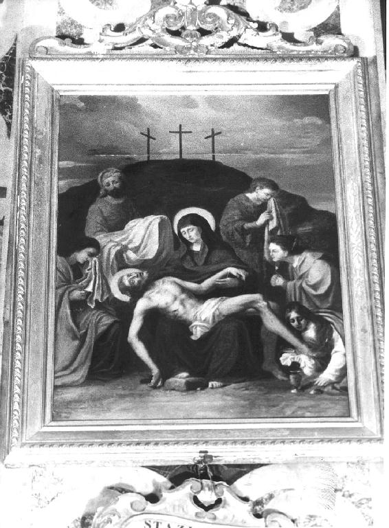 Cristo deposto dalla croce (dipinto, ciclo) di Rocca Maria (sec. XIX)