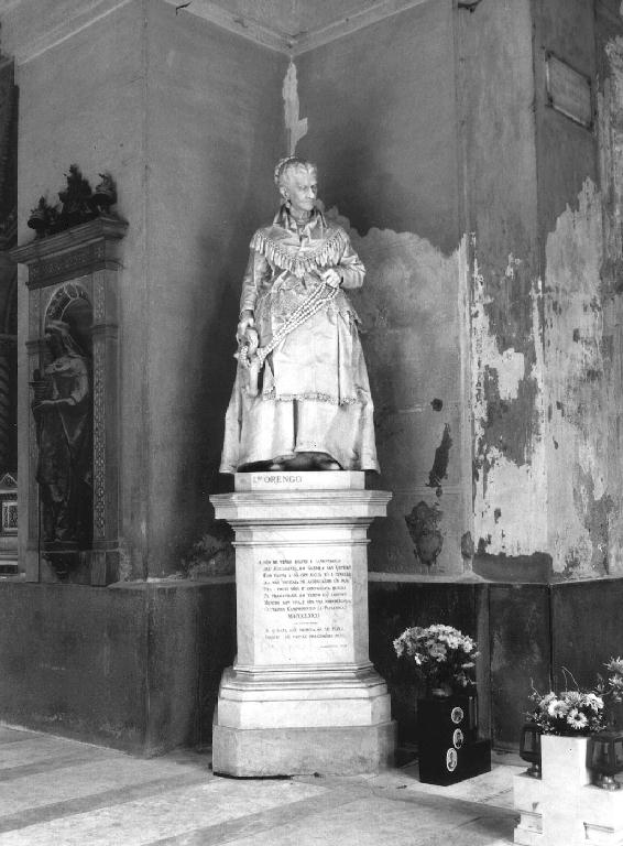 VENDITRICE DI CIAMBELLE (monumento funebre, opera isolata) di Orengo Lorenzo (sec. XIX)