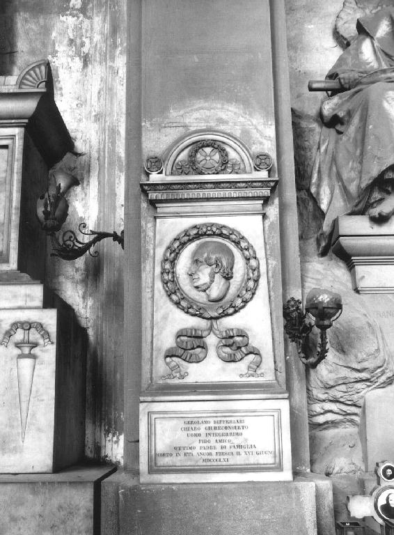 monumento funebre - a edicola, opera isolata di Cevasco Giovanni Battista (terzo quarto sec. XIX)