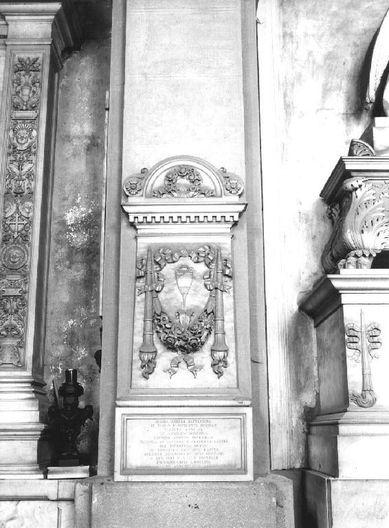 festone (monumento funebre, opera isolata) - bottega genovese (terzo quarto sec. XIX)