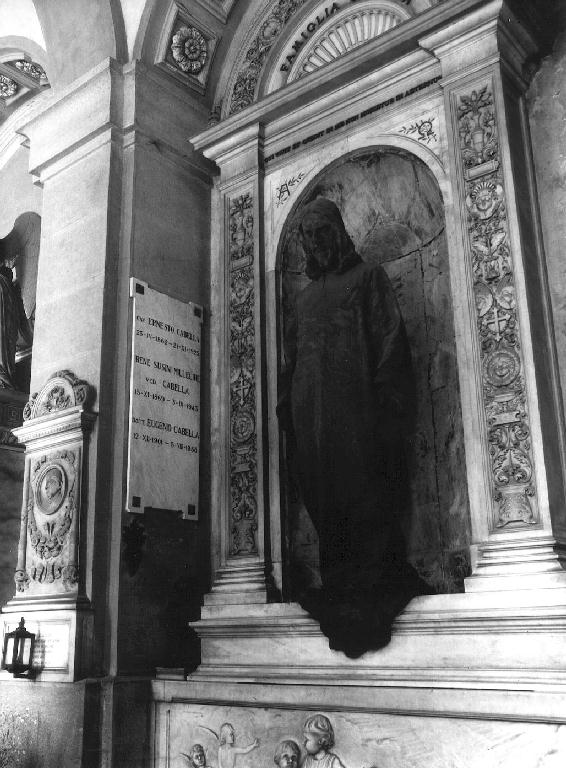 Cristo (monumento funebre, opera isolata) di Lavarello Pietro, Torsegno (primo quarto sec. XX)