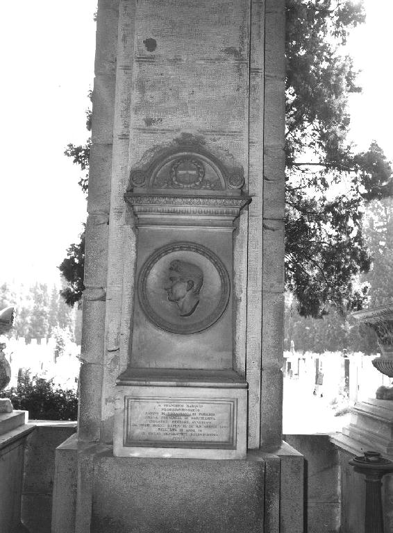 monumento funebre - a edicola, opera isolata di Cevasco Giovanni Battista (terzo quarto sec. XIX)