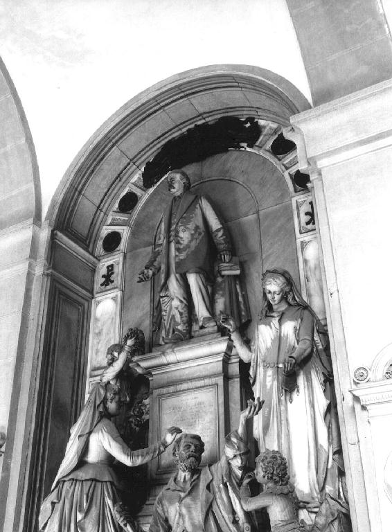 figura maschile (monumento funebre, opera isolata) di Carli Domenico (sec. XIX)