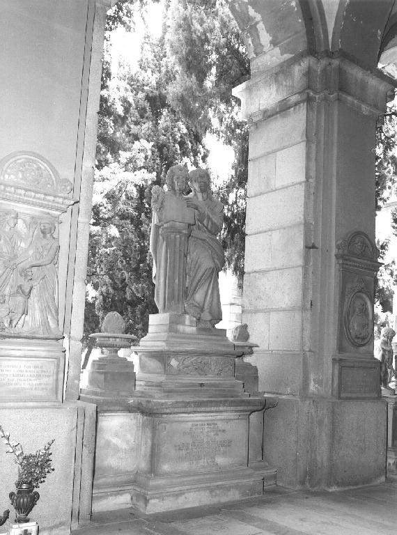 figura femminile (monumento funebre, opera isolata) di De Barbieri Antonio (sec. XIX)