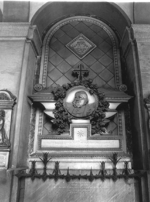 ritratto d'uomo (monumento funebre, opera isolata) di Allegro Agostino (ultimo quarto sec. XIX)