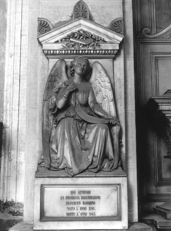 angelo (monumento funebre - a edicola, opera isolata) di Villa Giovanni Battista (sec. XIX)