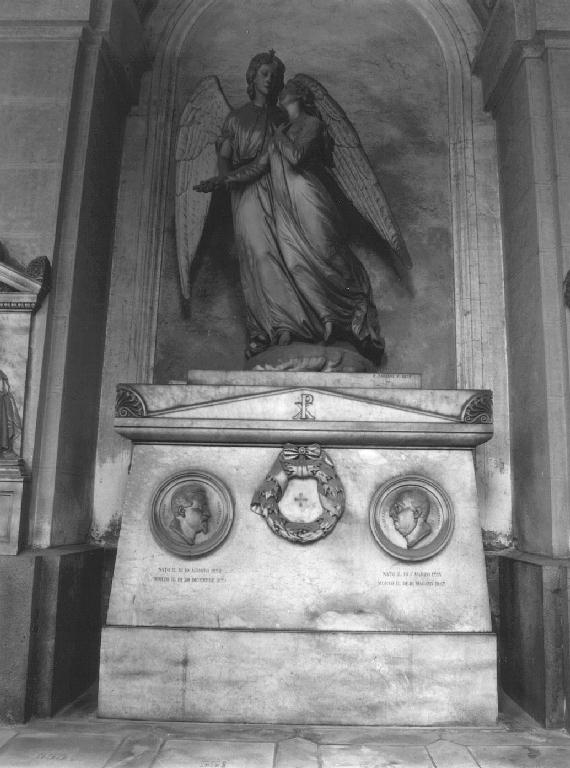 angelo custode (monumento funebre, opera isolata) di Fabiani Federico (ultimo quarto sec. XIX)